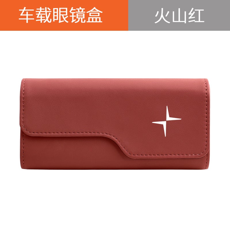 Suitable For Polestar 1/2/3/4 Car Glasses Case Interior Modification Car Sunglasses Holder Clip Sun Visor - Image 1